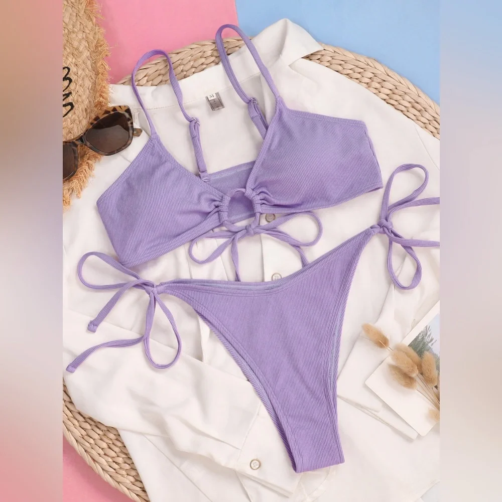 Lavender Bikini Set - Picture 2 of 4